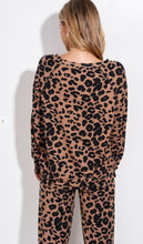 Load image into Gallery viewer, Leopard Lounge wear in Browns and Blacks SUPER SOFT