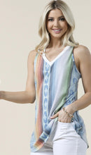 Load image into Gallery viewer, Serape Print V Neck Tee