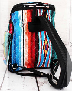 Quilted Serape Backpack