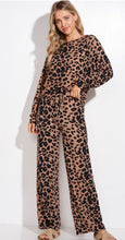 Load image into Gallery viewer, Leopard Lounge wear in Browns and Blacks SUPER SOFT