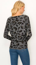 Load image into Gallery viewer, Leopard Top with Rounded Neck