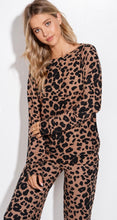 Load image into Gallery viewer, Leopard Lounge wear in Browns and Blacks SUPER SOFT
