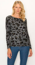 Load image into Gallery viewer, Leopard Top with Rounded Neck