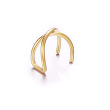 Load image into Gallery viewer, Yobest 5Pcs/Set 2019 fashion Ear Cuffs Gold Leaf Ear Cuff Clip Earrings for women Climbers No Piercing Fake Cartilage Earring
